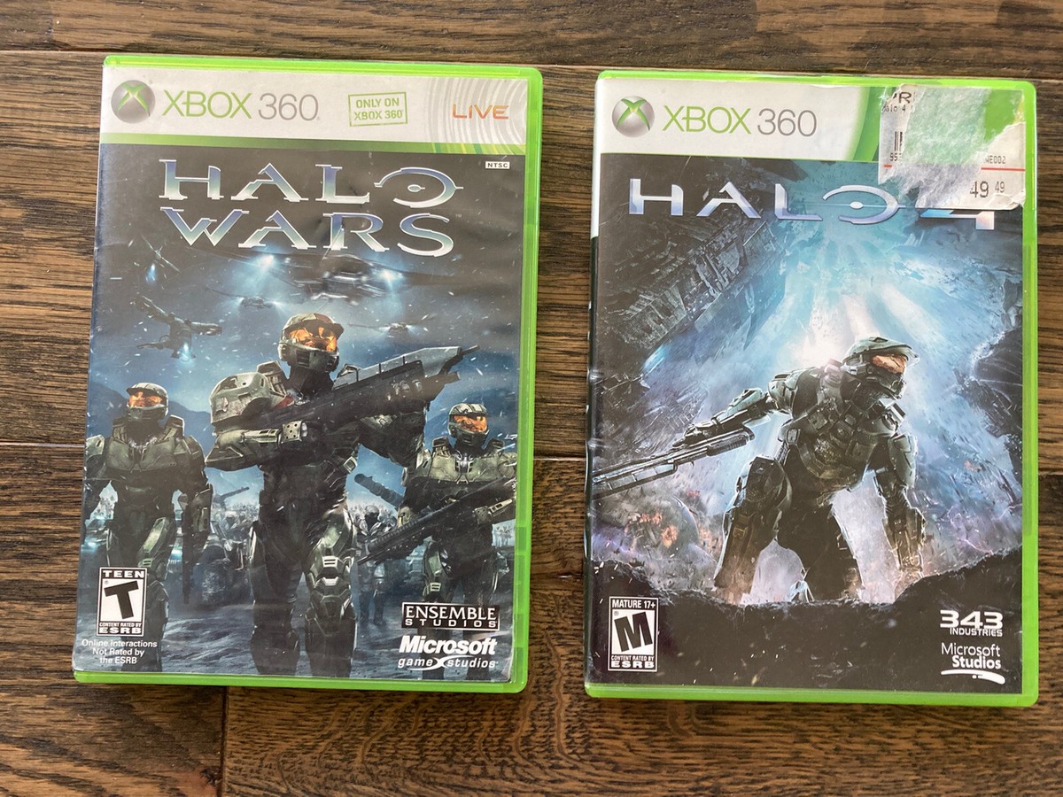 Halo Xbox 360 Video Games - Halo 4 AND Halo Wars - Set of 2 | eBay