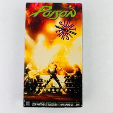Poison - Sight for Sore Ears VHS Video Tape