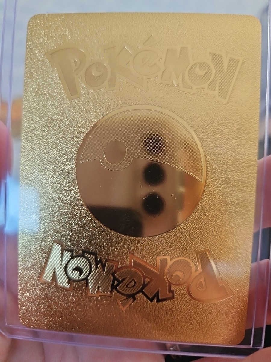 Pikachu V Gold Foil Fan Art Textured Collector Pokemon Card