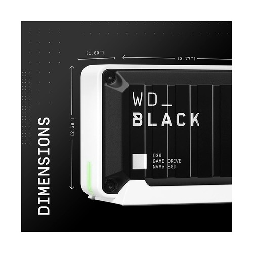 WD_BLACK 2TB D30 Game SSD - Portable External Drive, Compatible with Xbox and... - Picture 2 of 6
