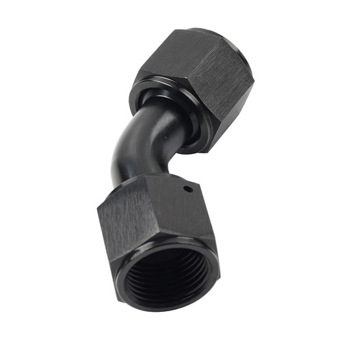 10AN Buchse auf Buchse 45 Grad Schwenkkupplung Union Fitting Adapter Stecker - Picture 3 of 9