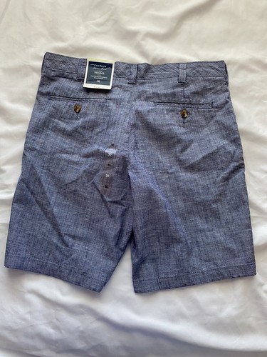 Club Room Herren Chino Kurzgröße 30 Farbe blau Muster Schrittlänge 9 Zoll - Bild 8 von 12