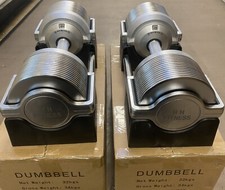 32kg Chrom Verstellbar Hantel (Paar) - 1kg Zu...