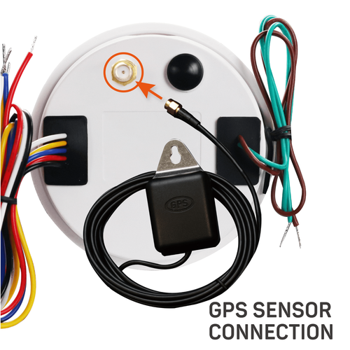 RT7 6 Gauge Set Speedometer Tachometer 120MPH 8000RPM Indicator Light 7 Color - Picture 6 of 13