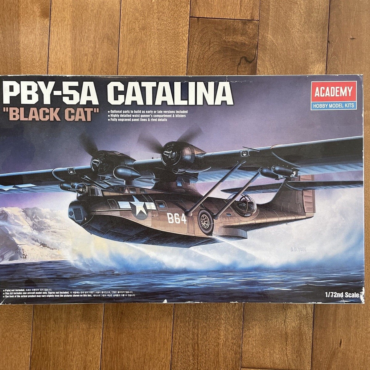 ACADEMY - PBY-5A CATALINA BLACK CAT, P/N 2137 | eBay