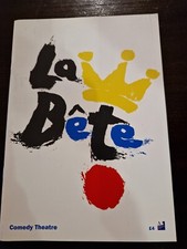 La Bete Comedy Theatre Programme Mark Rylance Joanna Lumley David Hyde Pierce