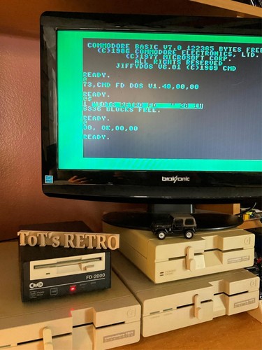 CMD Reproduction FD-2000 Festplattenlaufwerk für Commodore C64 C128 und mehr - Bild 7 von 12