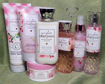 Bath & Body Works - Gingham Gorgeous - GINORMOUS 7 Piece Set