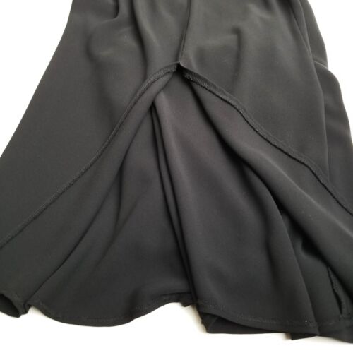 Jones New York Black Maxi Dress 18W Vintage Rhinestone Formal Evening Gown Plus - Picture 4 of 7