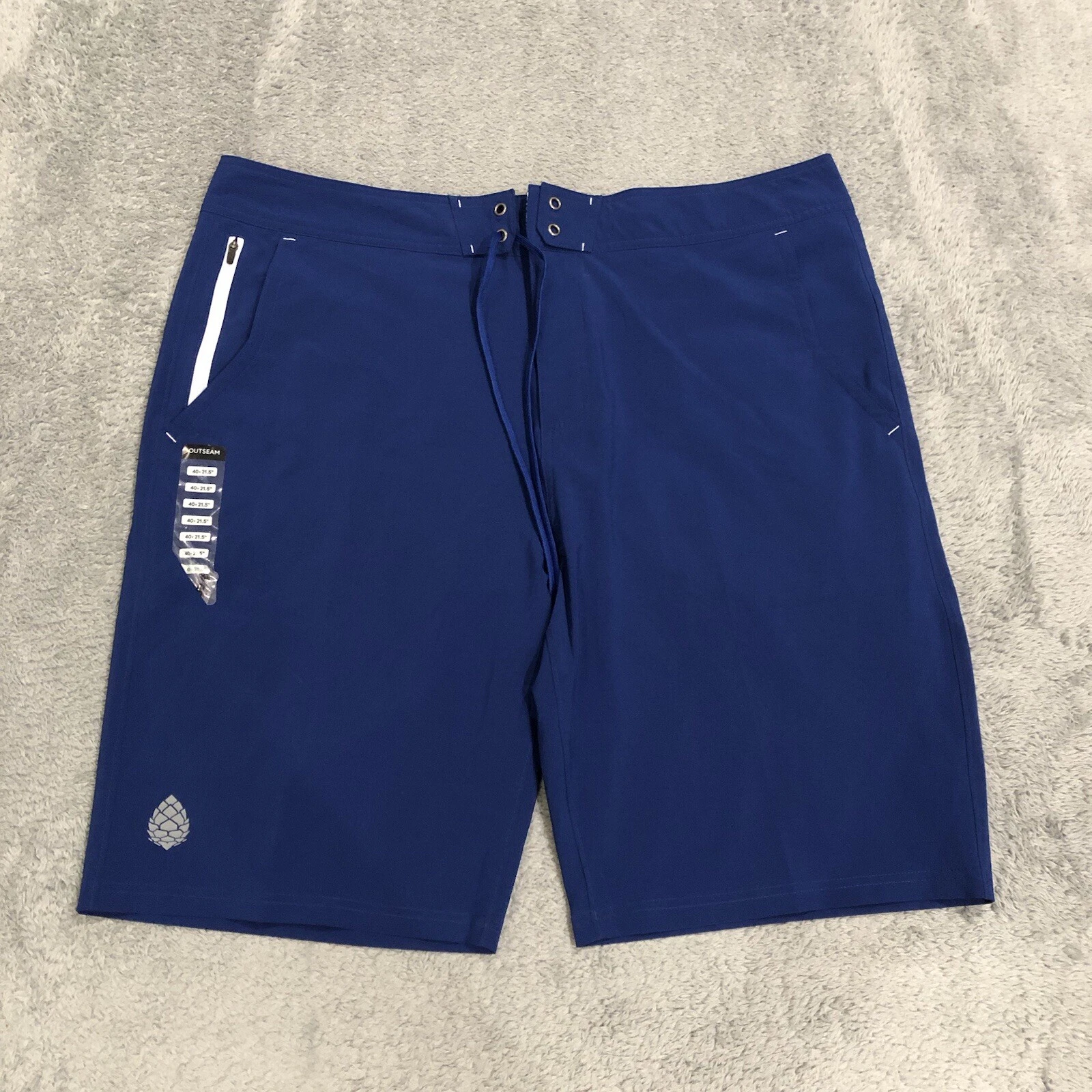 Stio CFS Board Shorts Men’s 40x11 Cobalt Night Quick Dry UPF Comfort Versatile