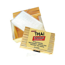 THAI 100 Natural Crystal Deodorant Stone in Decorative Bamboo Box
