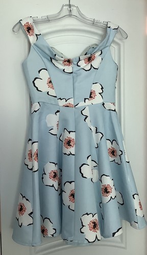 In The Beginning Women’s Blue Floral Sundress Size Small NWT - Picture 3 of 6