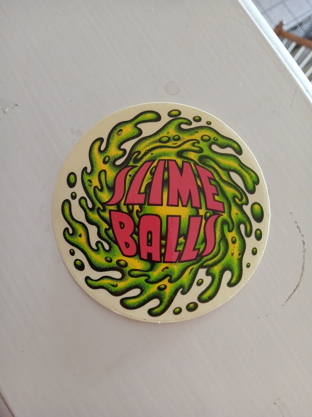 Vintage SLIMEBALLS Skateboard STICKER Old School Skate Nos SANTA CRUZ
