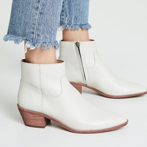 Madewell 9.5 Charley Leather Ankle 