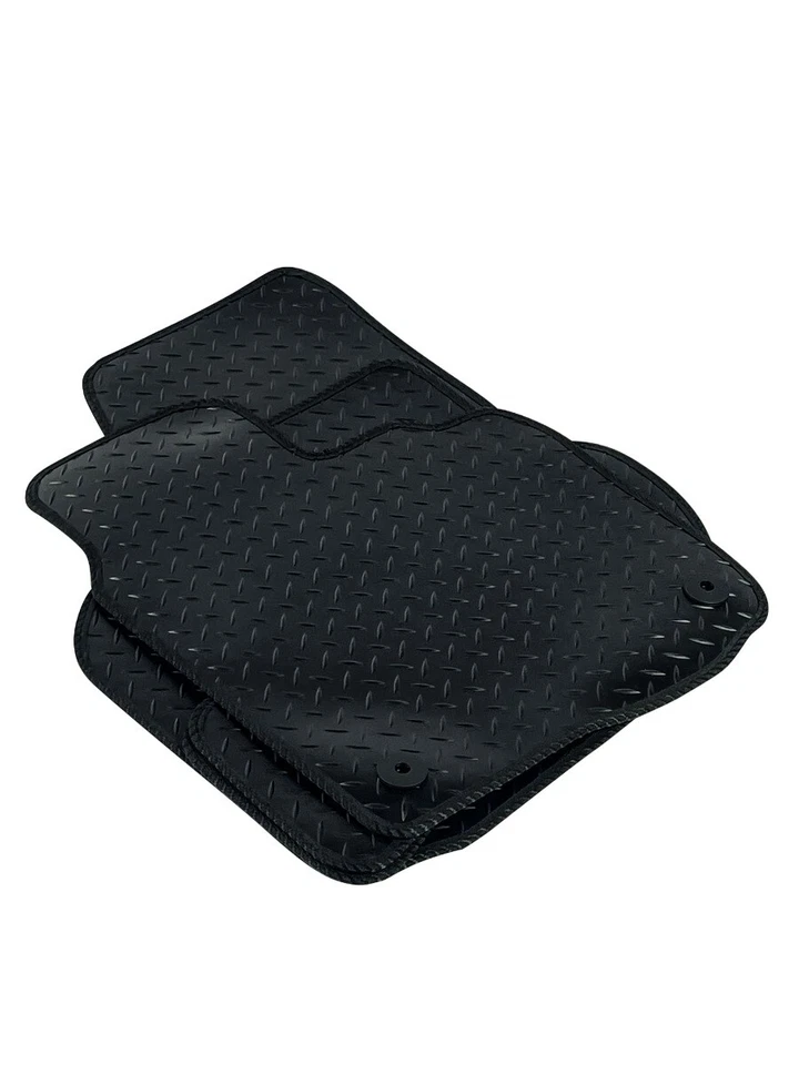 Fits Mazda RX-8 (2003 - 2010) Car Floor Mats Black Rubber 4 pcs - Image 2 of 4