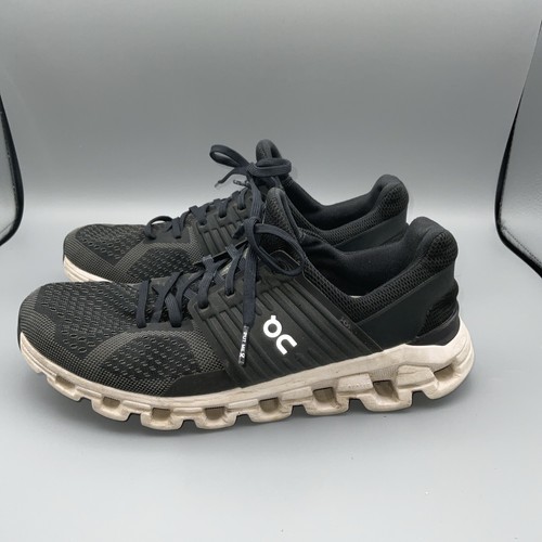 On Cloud Damenschuhe Größe 10 schwarz Rock Cloudswift Laufen Turnschuhe