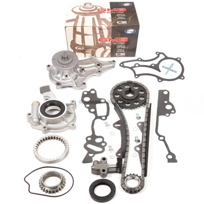 Timing Chain Kit w/ 2 Metal Guides Water Pump Oil Pump Fit 85-95 Toyot – Mizumo Auto