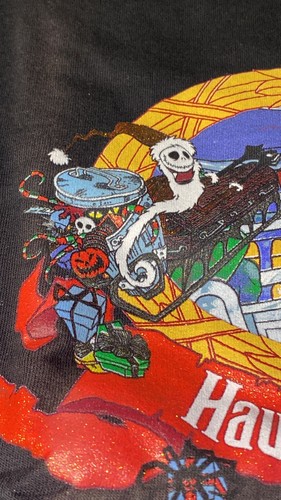 2002 Disneyland Nightmare Before Christmas Haunted Mansion Holiday Sweatshirt 2X - Picture 3 of 11