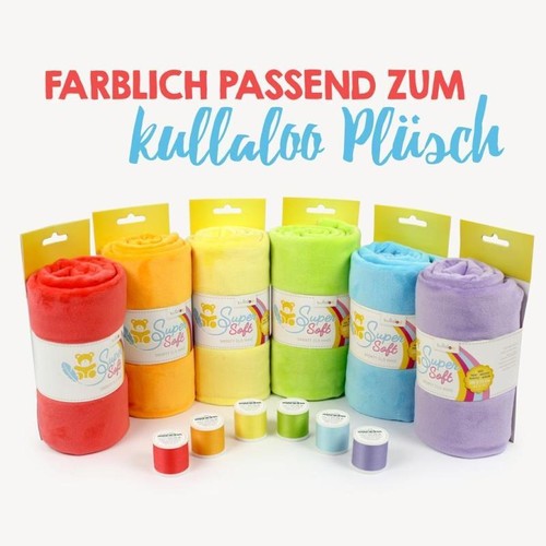 Kullaloo Madeira Aerofil Nähgarn Set Regenbogen (6x 400 m) Nähen Nähmaschine - Bild 2 von 3