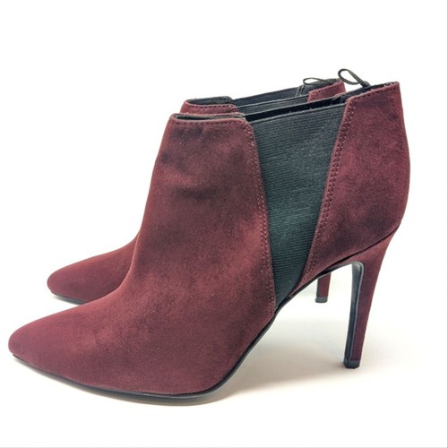 H&M weinrote Stiefeletten Größe 8 - Bild 1 von 8