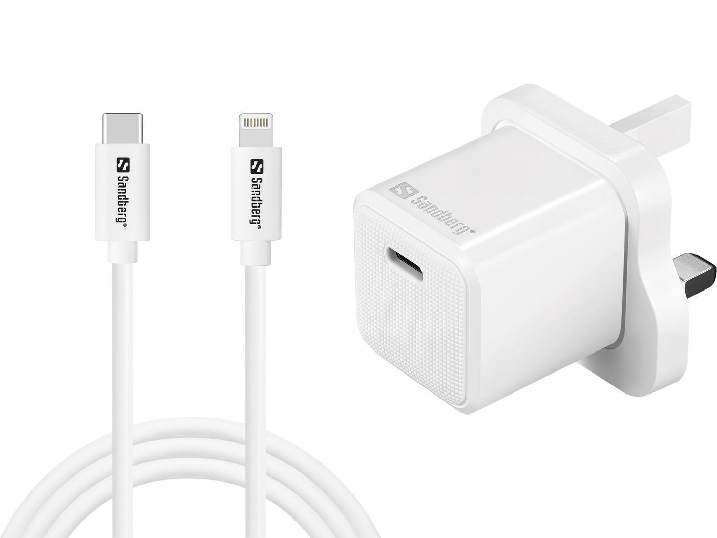 Sandberg 441-64 USB-C AC 20W Charger UK +