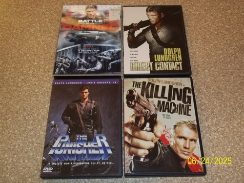 4 Dolph Lundgren DVD Punisher Direct Contact Battle ofthe Damned Killing Machine