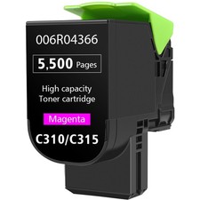 Magenta Toner Cartridge for Xerox C310 C315 Printer,5500 Pages Extra High Cap...
