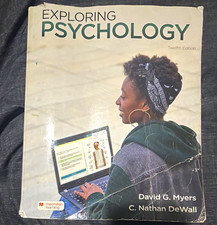 Worth Exploring Psychology 12th Ed PB Myers &...
