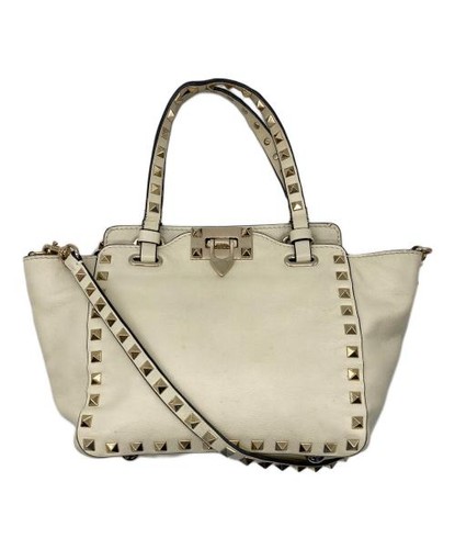 VALENTINO GARAVANI                    Rockstud 2-Way Mini Shoulder Bag ivory BL-