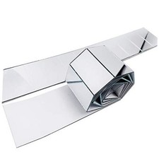 1" x 2" Adhesive Mirror Tile Row Real Glass Rectangle Mirror for Craft