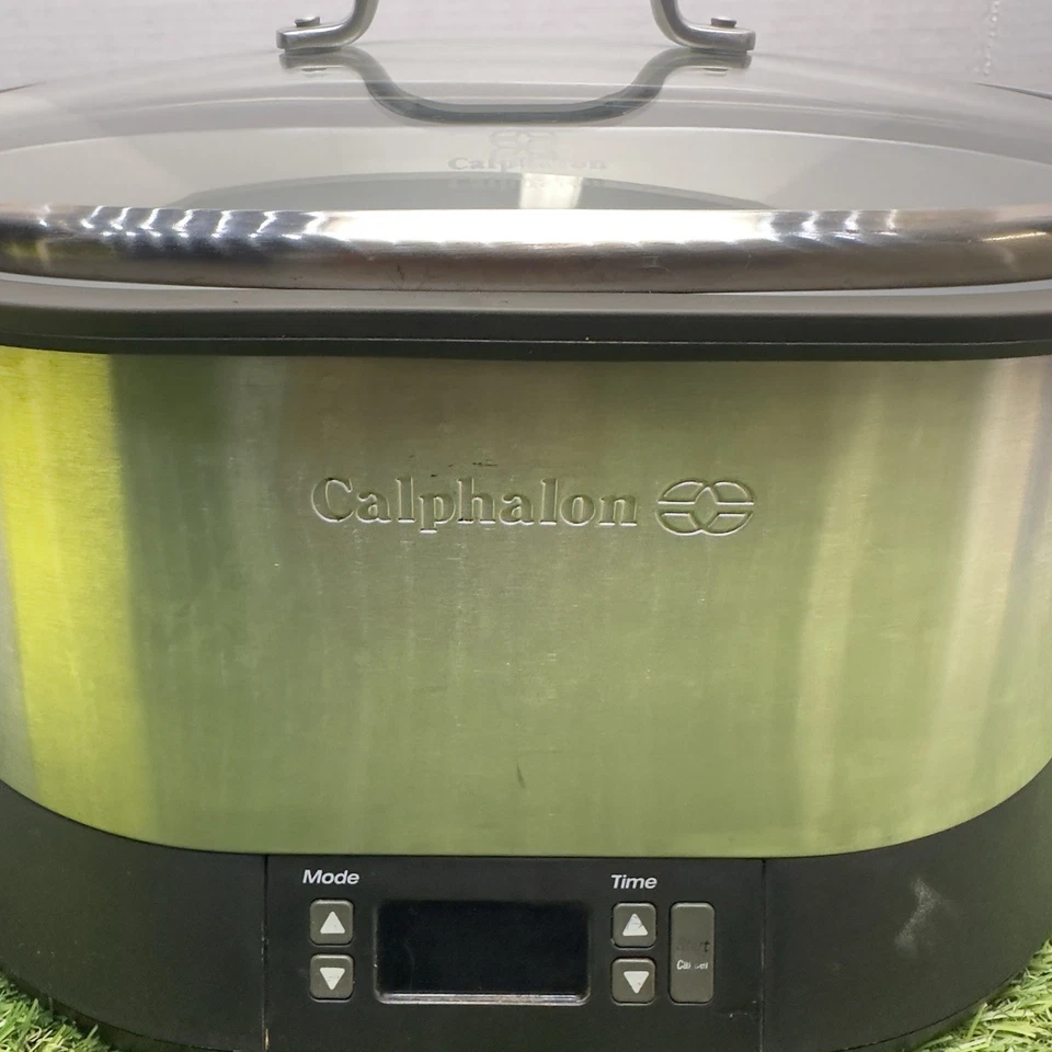 Calphalon 7 Quart Digital Slow Cooker Base and Lid Only - Image 3 of 4