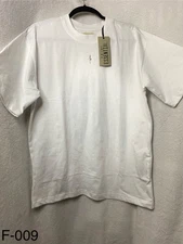 New, Prime Essentials, White Short Sleeve Street Racing T Shirt, Small For Men.