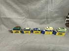 VTG 1960'S LESNEY MATCHBOX SERIES VEHICLES  (5) W/ ORIG. BOXES NO.12,31,34,55,62