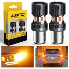 Auxito 1157 Amber Led Turn Signal Light Super Bright Bulbs Anti Canbus Hyper 2x Auxito 1157 Amber Led Turn Signal Light Super Bright Bulbs Anti Canbus Hyper 2x