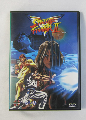 Street Fighter II V Volume 4 DVD 2001 Anime Manga Video Cartoon Comic Animation
