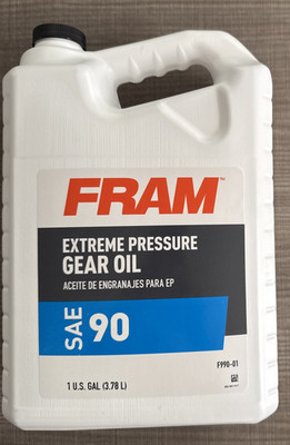 FRAM EXTREME PRESSURE GEAR OIL SAE 90  (1 Gallon) F990-01
