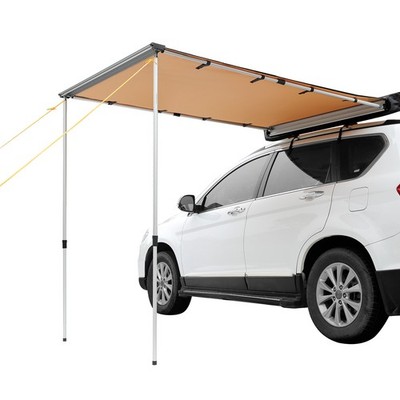 6.6'x8.2' Car Side Awning SUV Truck  Sun Shade Rooftop Tent Camping Waterproof