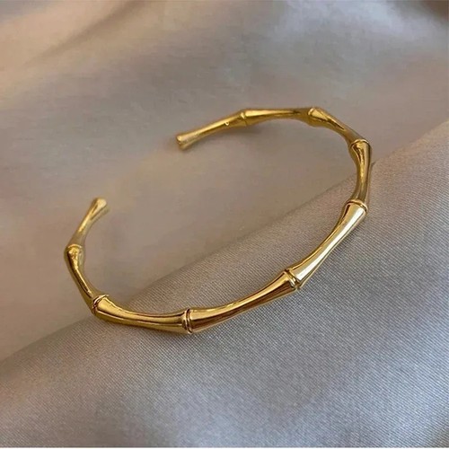 Twisted Stainless Steel Open Bangles for Men Women Delicate Cuff Bracelet - Picture 27 of 31