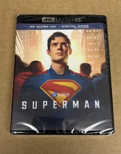 Superman 4K UHD Blu-ray + Digital Copy - NEW FREE SHIPPING