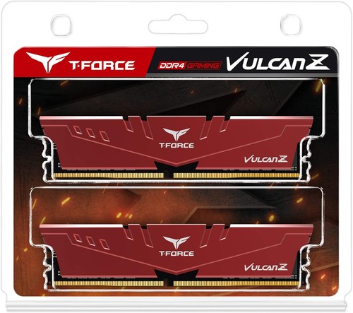 TEAMGROUP Memoria DDR4 3600 16GB C18 Team Vulcan Z Red 2 x 8GB one size Multicol - Picture 5 of 7