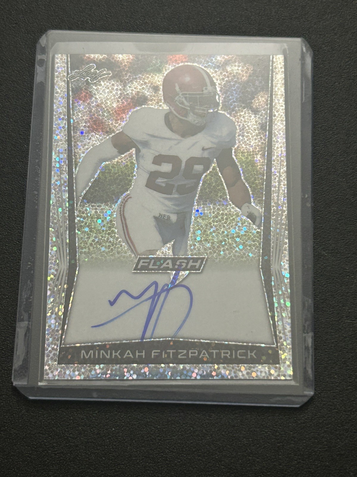Minkah Fitzpatrick Leaf Flash Photography Autographs #MF1 Base