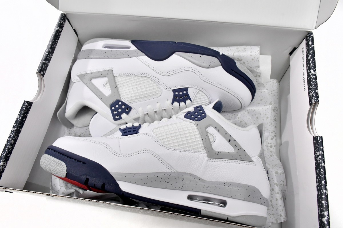 Size 10 - Jordan 4 Retro Mid Midnight Navy for sale online | eBay