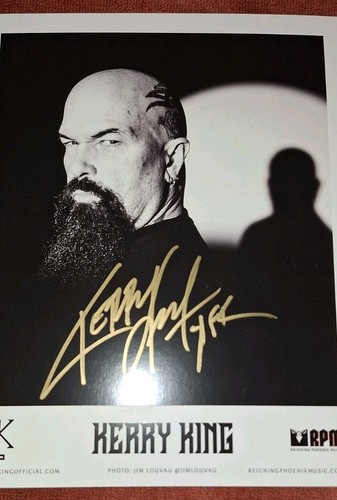 Kerry King from Slayer signed photo from San Deigo Comic Con 2025 - Picture 2 of 3
