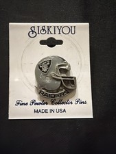Vintage Raiders Oakland, Los Angeles, Las Vegas NFL Football NOS Helmet Hat Pin