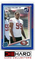 2025 Donruss #355 Alfred Collins Press Proofs Blue San Francisco 49ers RMH