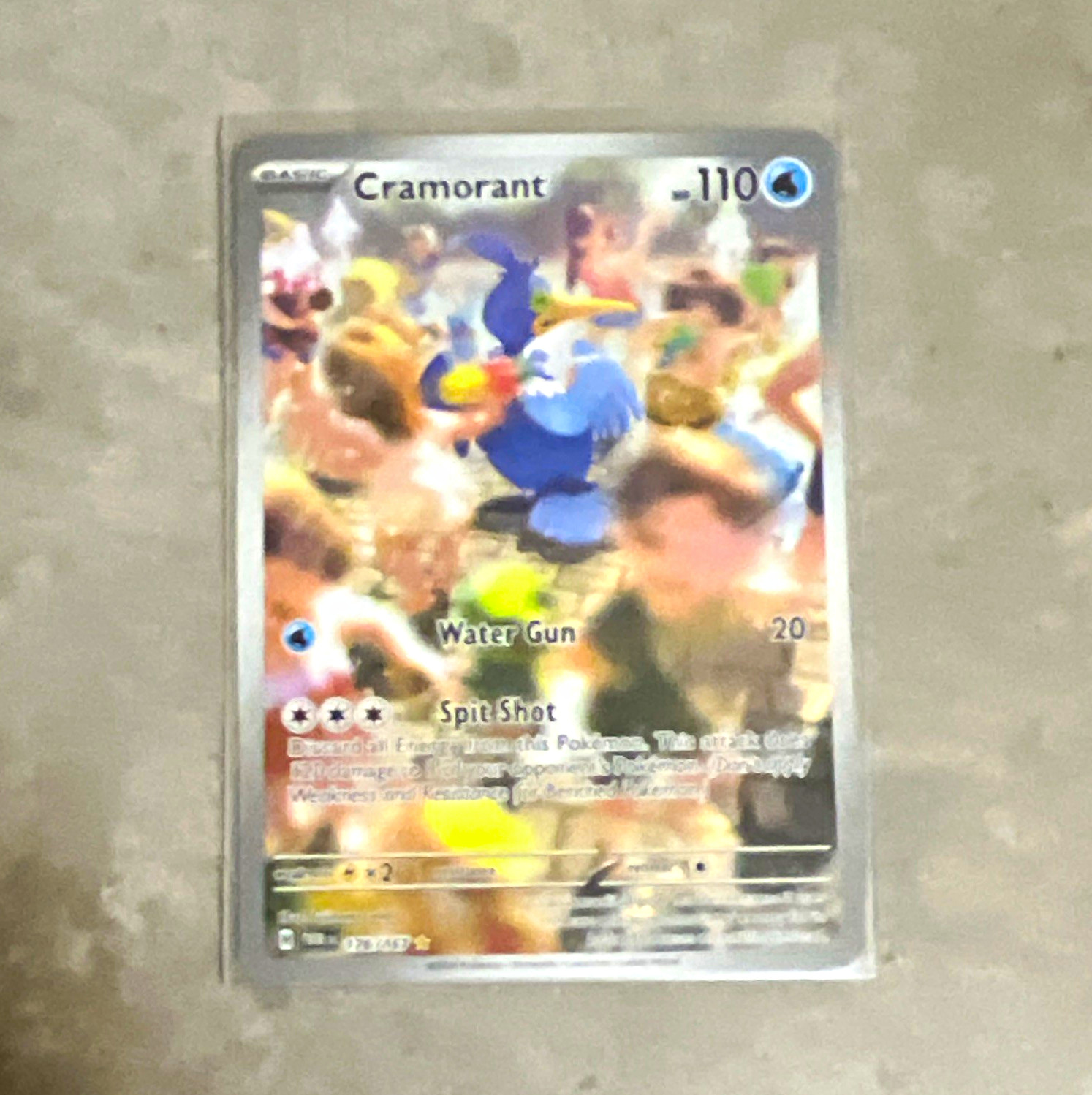 Pokemon TCG Cramorant 176/167 SV06 Twilight Masquerade Holo IR EN 110HP