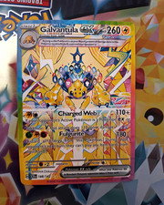 Pokemon Co Galvantula ex 168/142 SV07 Stellar Crown SIR Holo Full Art ENG