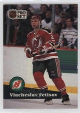 1991-92 Pro Set French Viacheslav Fetisov #142 HOF 0q1p