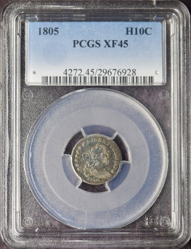 1805 Draped Bust Half Dime - PCGS XF45 - ✪COINGIANTS✪