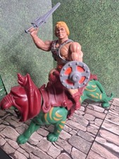 Masters Of The Universe Vintage Heman And Battle Cat Complete